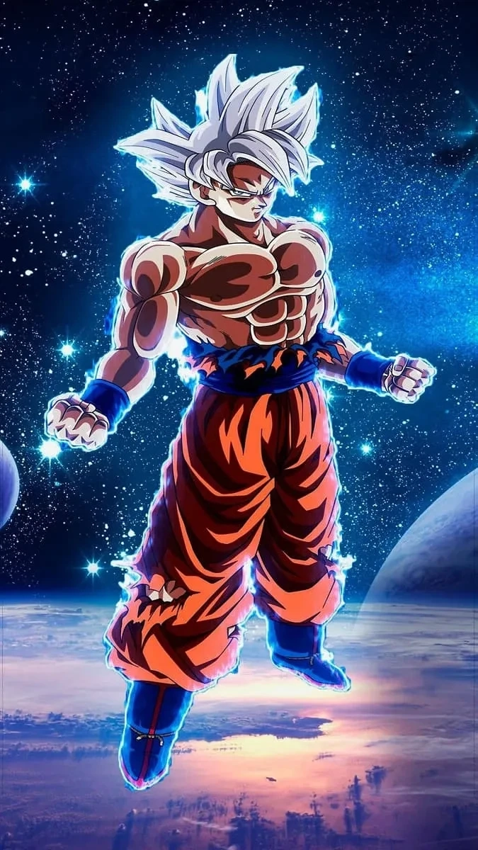 Hình nền Goku giúp tạo không gian mạnh mẽ và ấn tượng