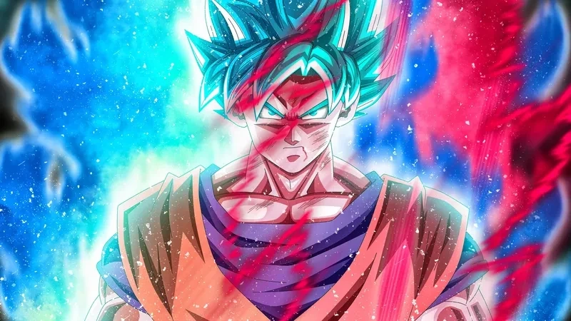 Hình nền Black Goku tạo không khí huyền bí và mạnh mẽ