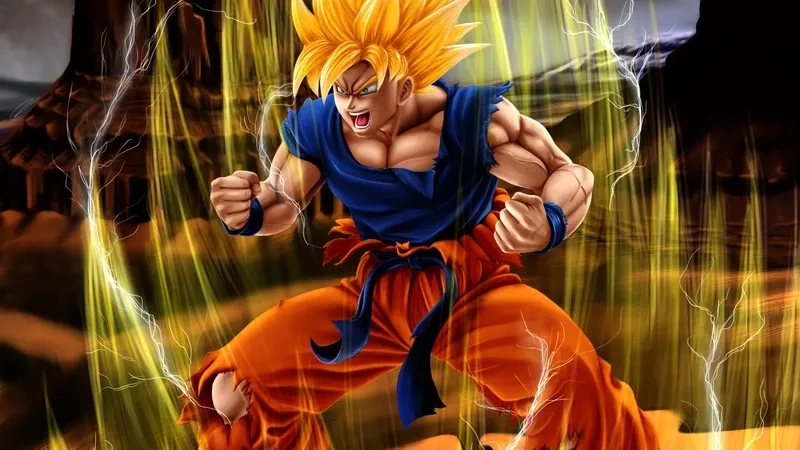 Hình nền Goku cute mang đến không gian dễ thương và đầy sức sống