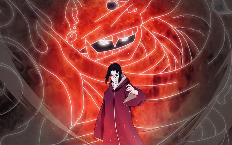 Hình nền Uchiha Itachi mang lại không gian mạnh mẽ và đặc biệt