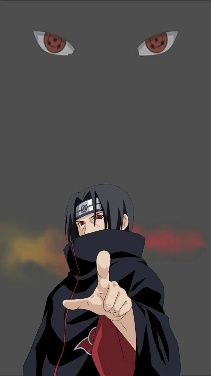 Hình Uchiha Itachi tạo không gian mạnh mẽ và đầy sức mạnh