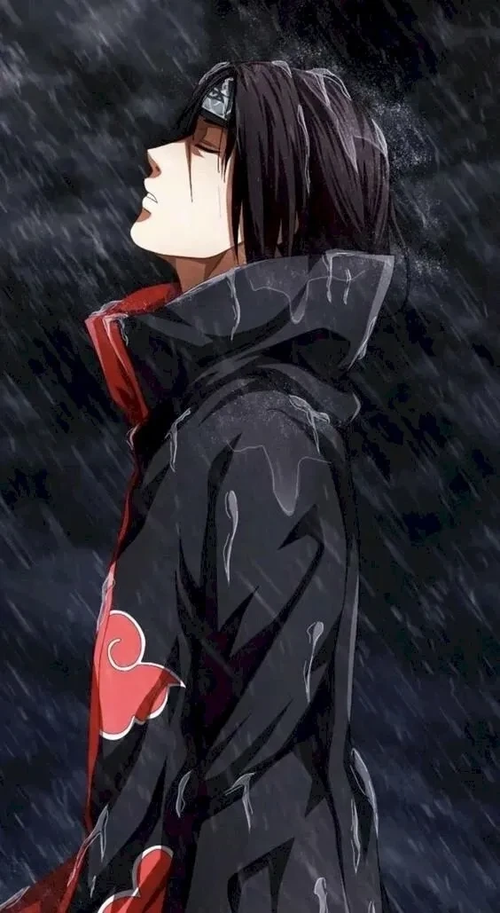 Hình nền Itachi ngầu với ánh mắt sắc bén và đầy uy lực