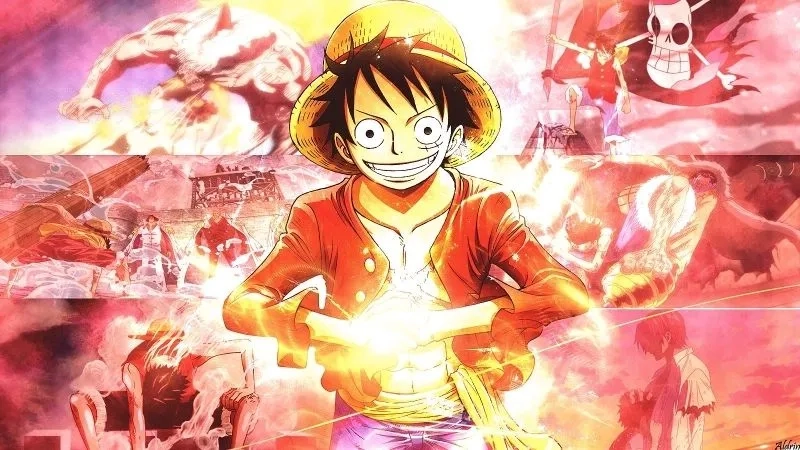 Avatar luffy cười với phong cách vui tươi và ngộ nghĩnh