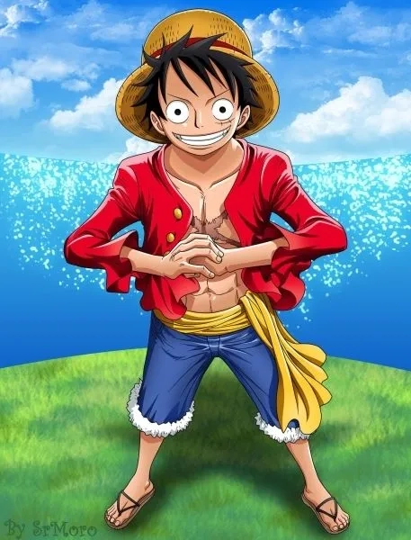 Ảnh avatar luffy ngầu thể hiện sự mạnh mẽ và tinh thần chiến đấu