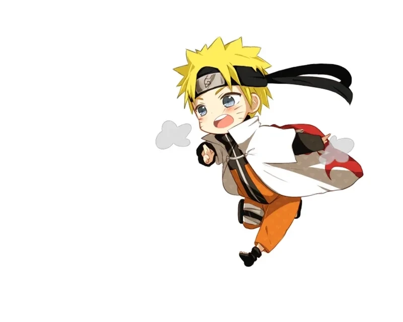 Hình Kakashi chibi tạo không gian dễ thương và sinh động