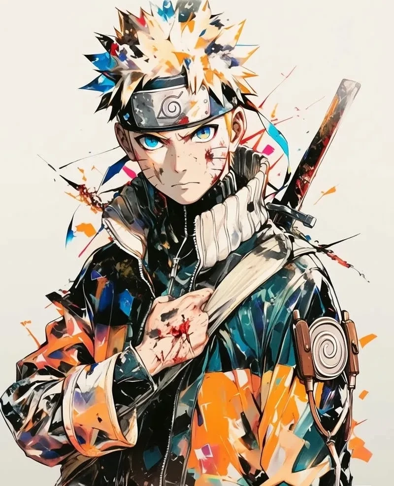 Naruto lục đạo đẹp tạo không gian mạnh mẽ và ấn tượng