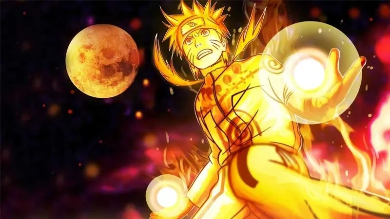 Hình Naruto buồn tạo không khí nhẹ nhàng và đầy cảm xúc