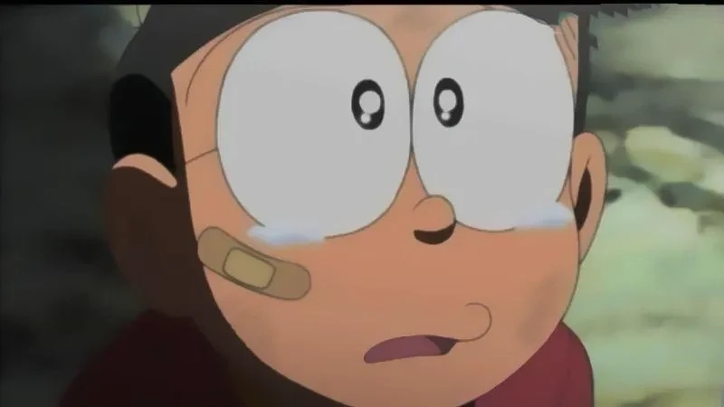 Hình ảnh Doraemon và Nobita thể hiện sự kết hợp mạnh mẽ
