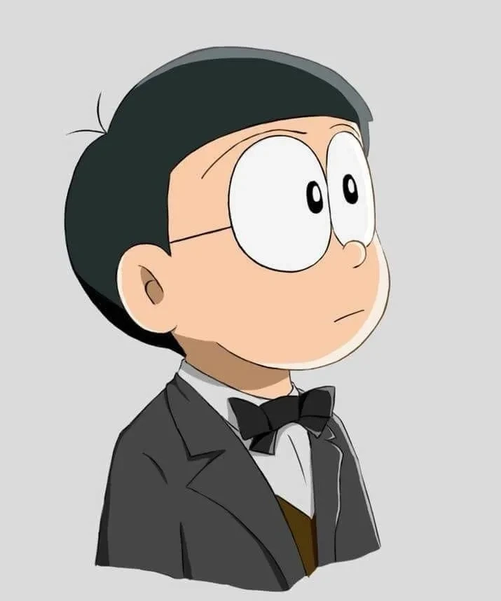 Hình vẽ Doraemon và Nobita mang lại sự ngọt ngào và dễ thương