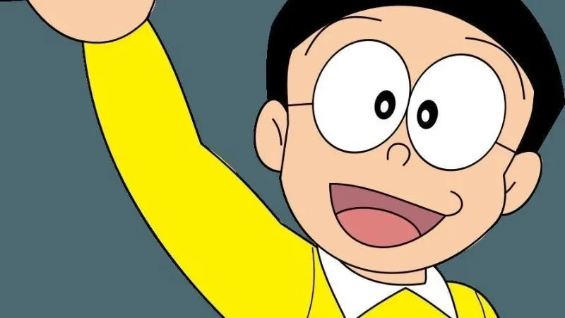 Hình Doraemon và Nobita cute tạo không gian ngọt ngào và dễ thương