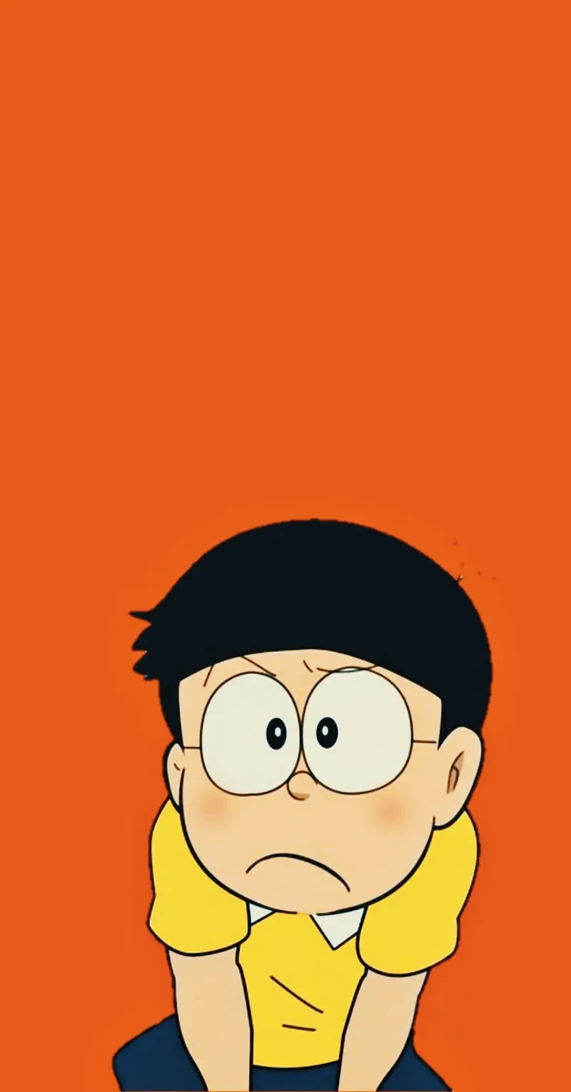 Hình Nobita và Doraemon cute tạo không gian vui tươi và dễ thương