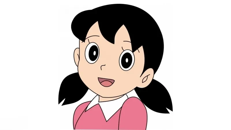 Vẽ Nobita Xuka giúp tạo không gian dễ thương và đáng yêu