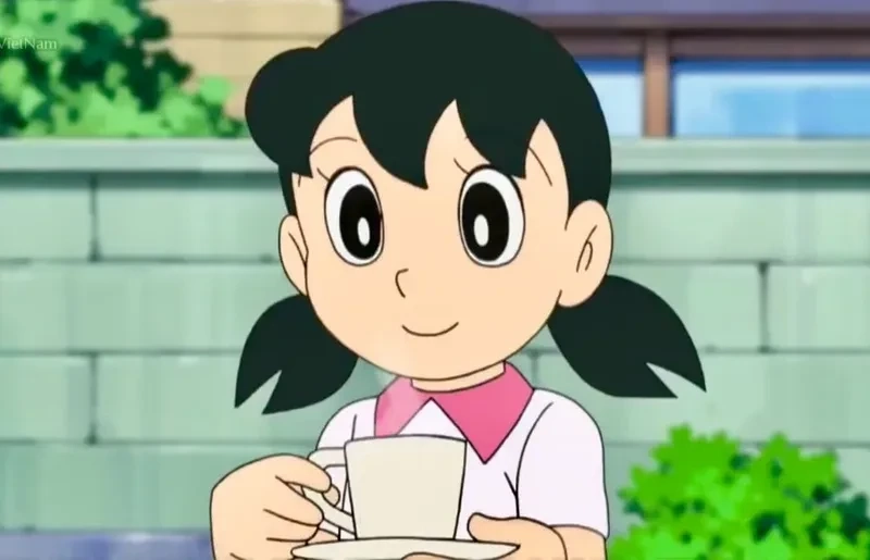 Ảnh Nobita và Xuka mang lại cảm giác ấm áp và tình cảm