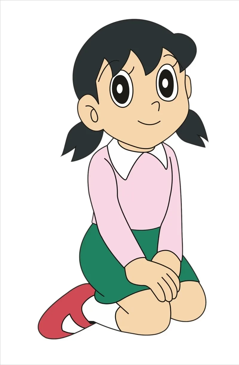 Ảnh Nobita Xuka tạo không gian vui tươi và dễ chịu