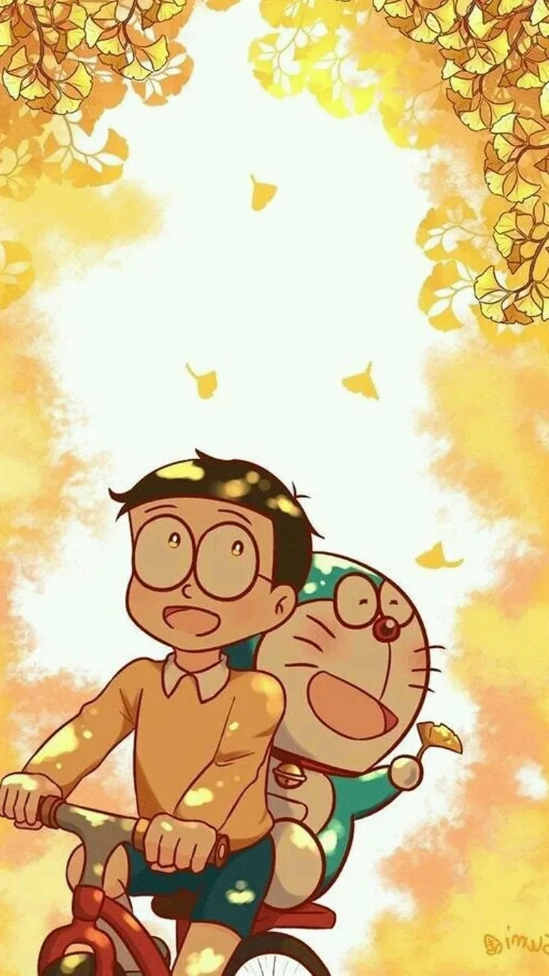 Hình Doraemon và Nobita ngầu mang lại không gian mạnh mẽ