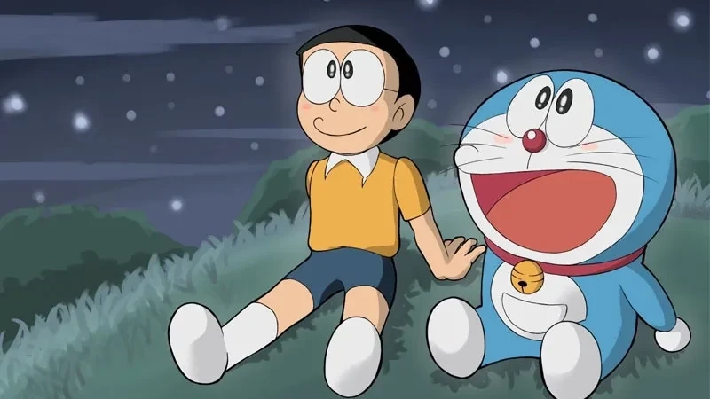 Ảnh Nobita cute mang lại sự vui vẻ và dễ chịu