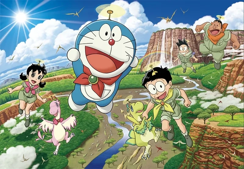Vẽ Nobita ngầu tạo không gian ấn tượng và cá tính