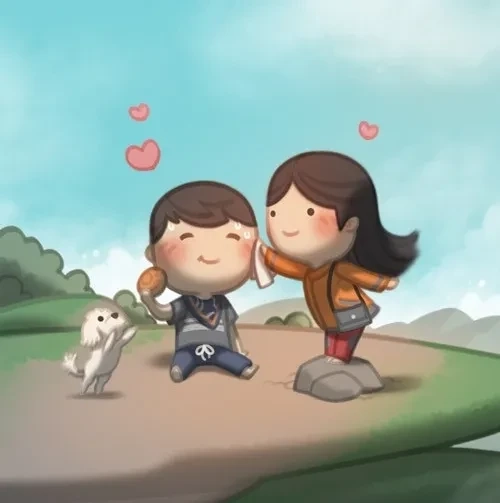 Hình nền tình yêu cute mang đến cảm giác ngọt ngào và ấm áp