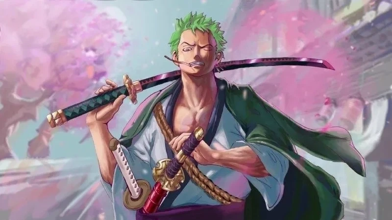 Hình nền Roronoa Zoro với phong cách mạnh mẽ và cuốn hút