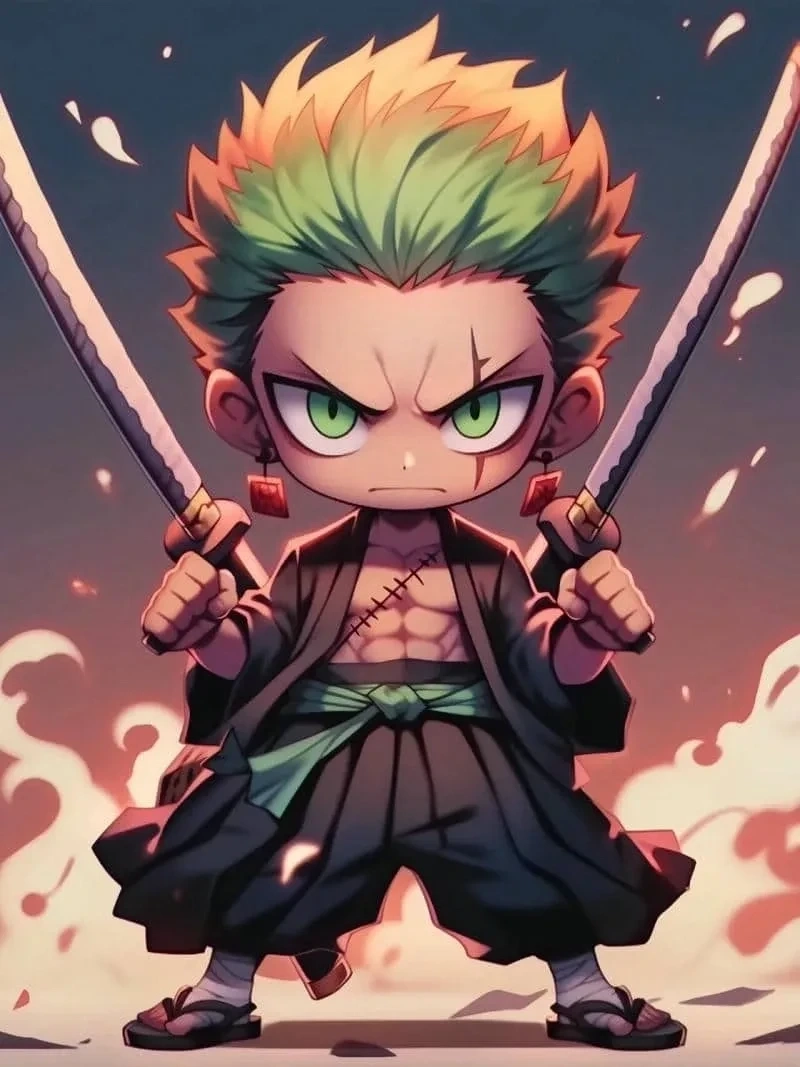 Hình nền anime Zoro với các chi tiết tinh tế và sống động