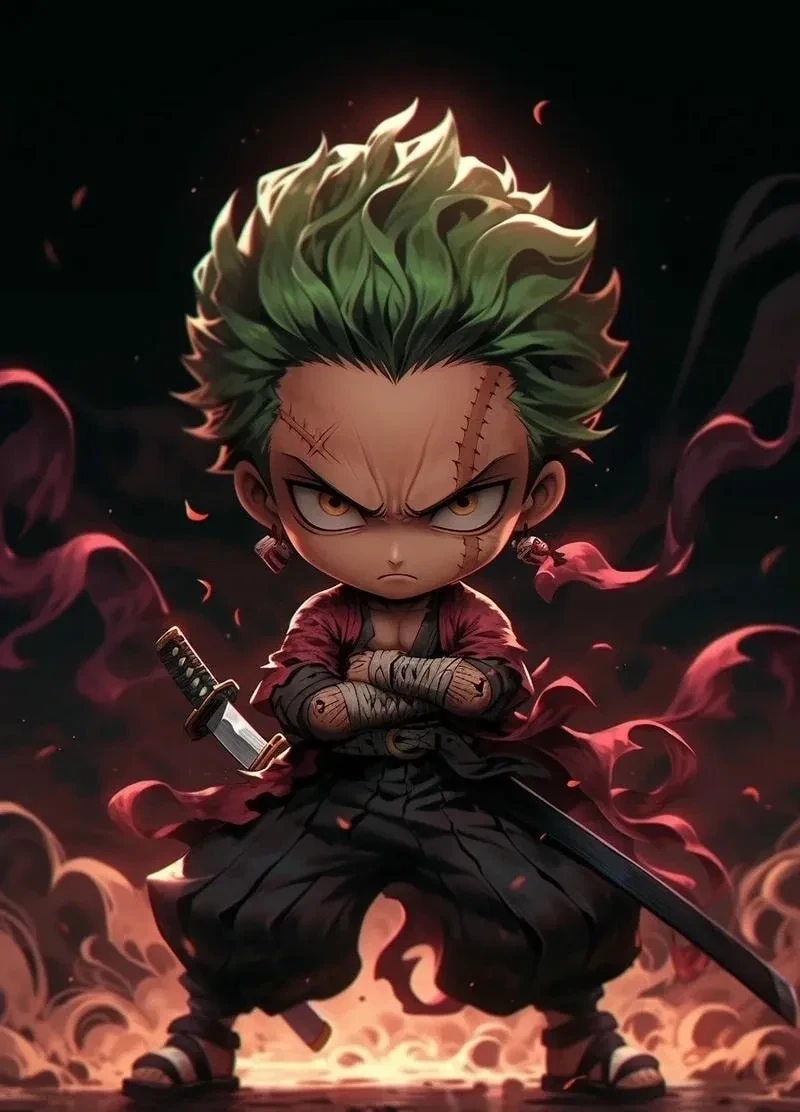Hình nền Luffy và Zoro với sự kết hợp độc đáo và sáng tạo