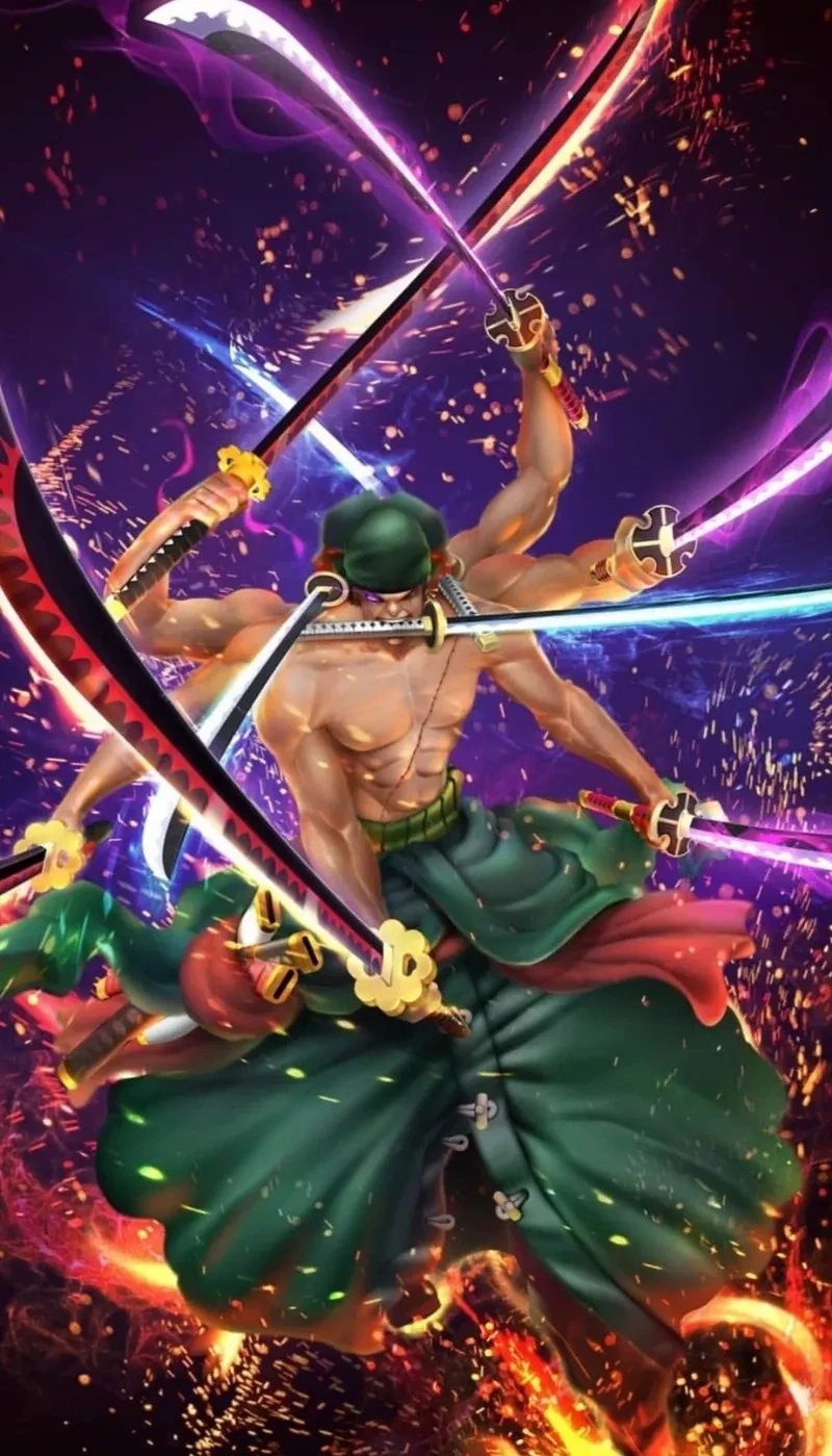 Hình nền Zoro cực ngầu với thiết kế độc đáo và cuốn hút