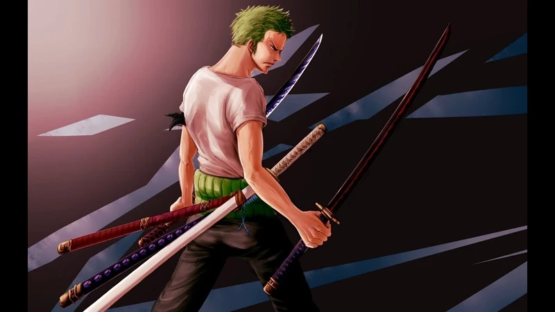Ảnh Zoro ngầu 4K với chất lượng sắc nét và sống động