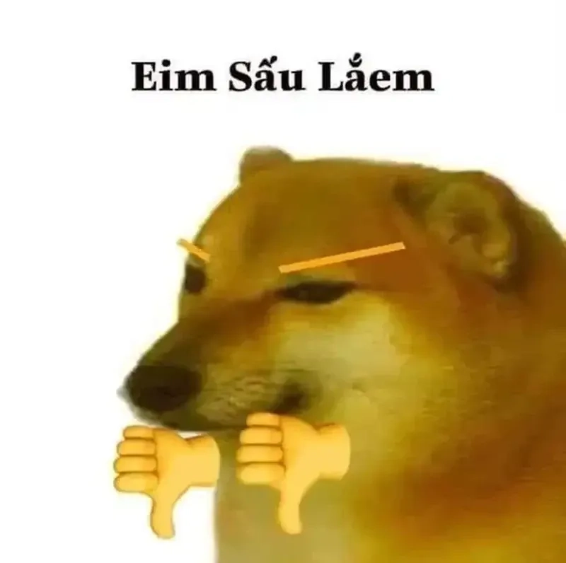 Doge (meme) chết hài hước với các biểu cảm châm biếm thú vị