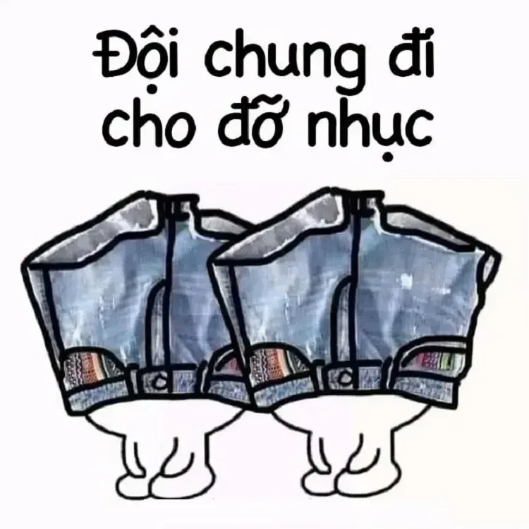 Quầng thâm mắt meme hài hước với biểu cảm dễ thương