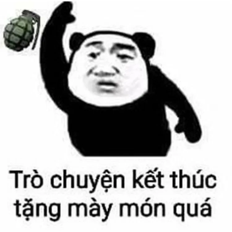 Meme gấu Trung Quốc hài hước với biểu cảm thú vị