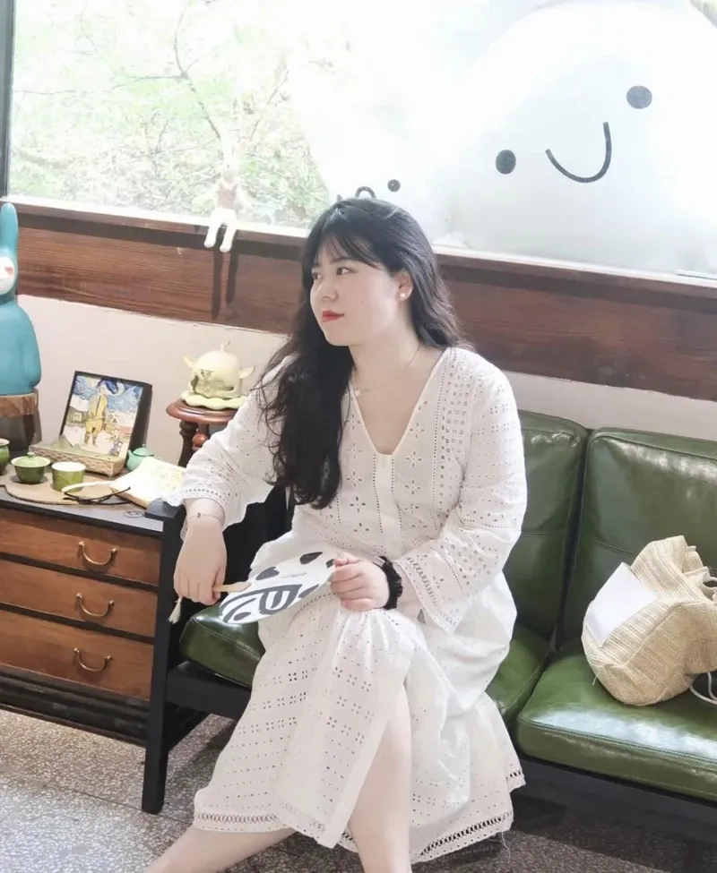 Hình ảnh cô gái mập dễ thương chibi chất lượng cao mang cảm giác vui vẻ