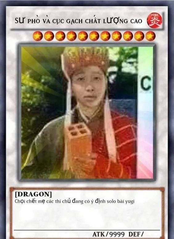 Thẻ bài Yugioh meme độc đáo và hài hước phù hợp với mọi người