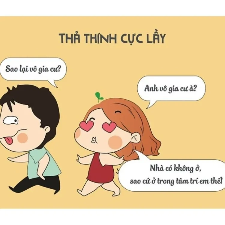 Meme fall in love dễ thương và sáng tạo mang lại cảm giác lãng mạn