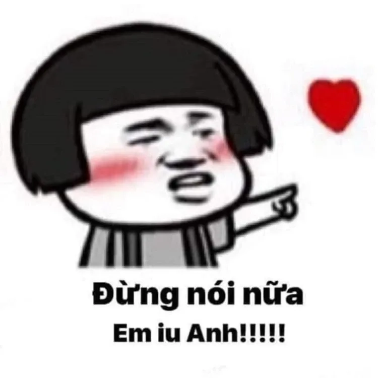 Meme love cute đáng yêu và ngộ nghĩnh phù hợp để chia sẻ