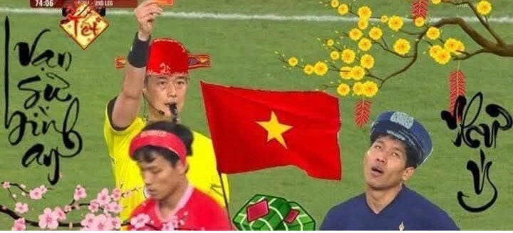 Meme bóng đá trận Việt nam vs Thái Lan thú vị  và ấn tượng