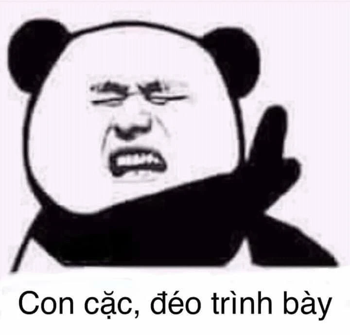 Meme Chửi Thề hài hước và phù hợp cho những khoảnh khắc gây cười