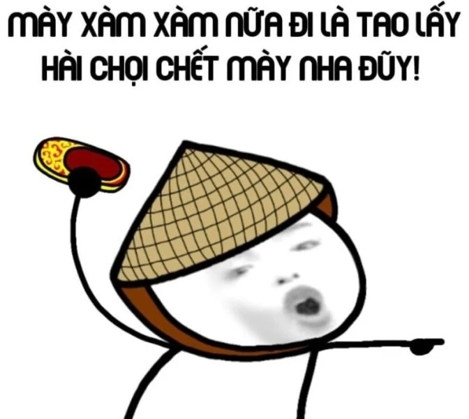 Hình Meme Chửi với nội dung hài hước và độc đáo từ biểu cảm