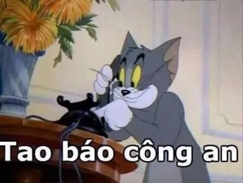 Meme chú công an ngộ nghĩnh và dễ thương đáng yêu