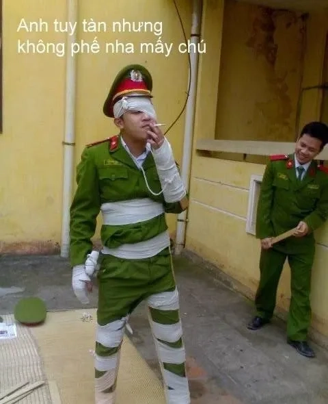 Gọi công an meme với hình ảnh ngộ nghĩnh và vui nhộn