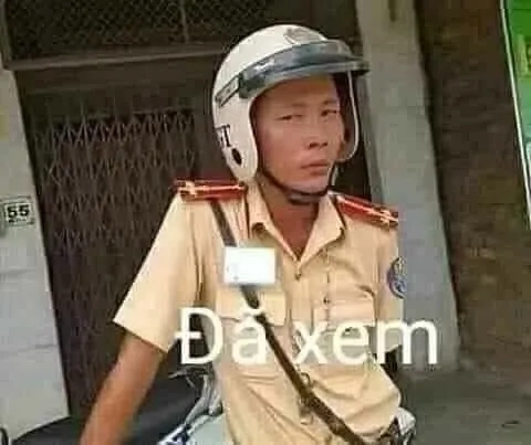 Hình ảnh công an meme hài hước và dễ thương độc đáo