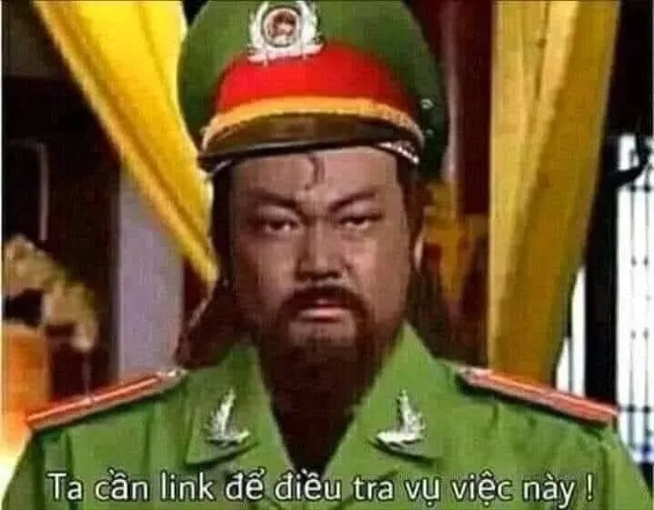 Hình meme công an ngộ nghĩnh và phù hợp mọi tình huống