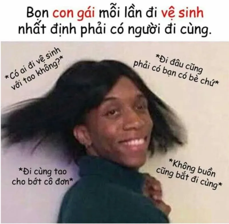 Meme anh da đen gãi đầu cười với phong cách hài hước