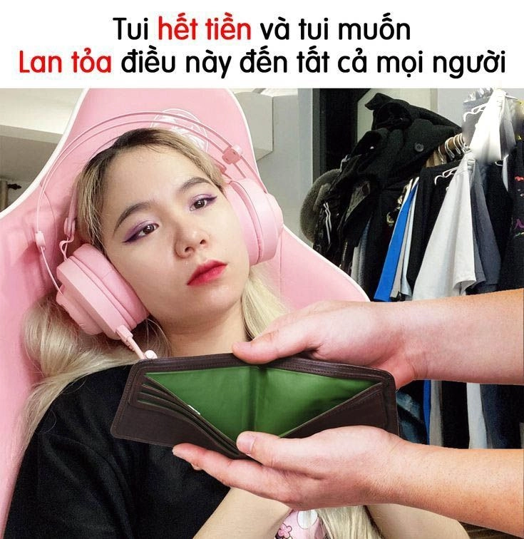 Không có tiền meme đầy sáng tạo về tình huống oái ăm