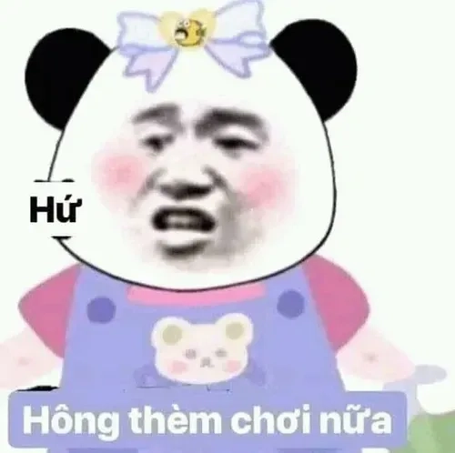 Ảnh meme cute không chữ đáng yêu với biểu cảm dễ thương