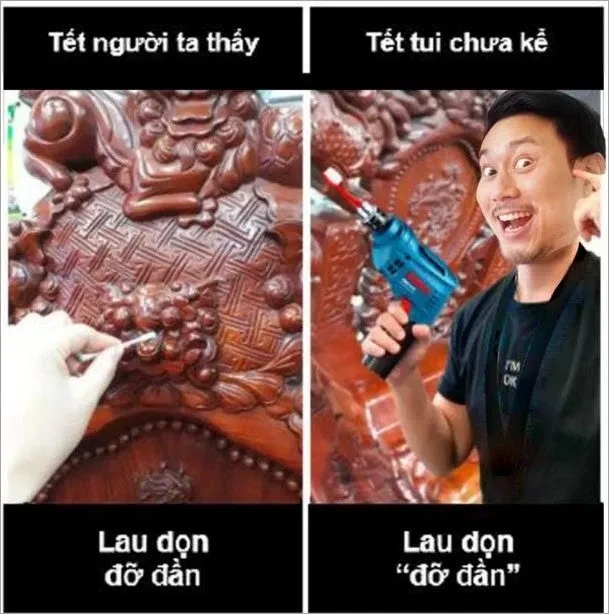 Meme mèo ngày tết dễ thương và ngộ nghĩnh phù hợp để giải trí