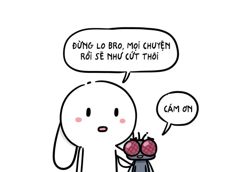 Meme thỏ nhai đầu hài hước với phong cách dí dỏm