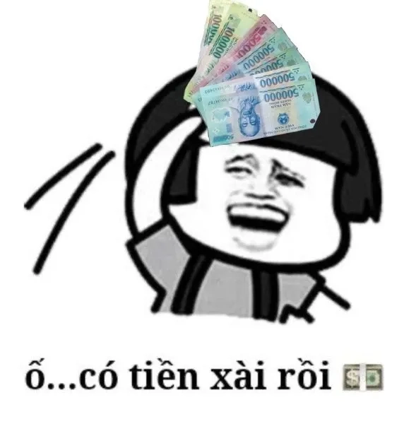 Meme nhiều tiền ngộ nghĩnh với tình huống đáng yêu và thú vị