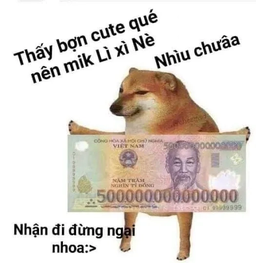 Meme không có tiền hài hước với các tình huống ngộ nghĩnh độc đáo