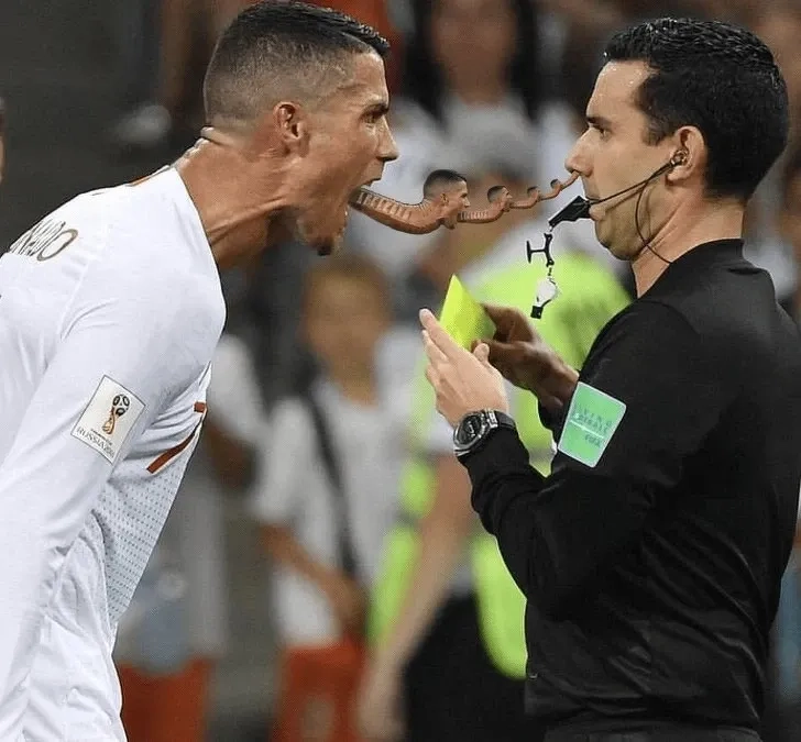 Cristiano Ronaldo meme ngộ nghĩnh với hình ảnh sáng tạo