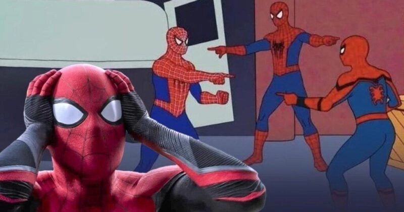 Spiderman meme pointing với hình ảnh hài hước và sáng tạo